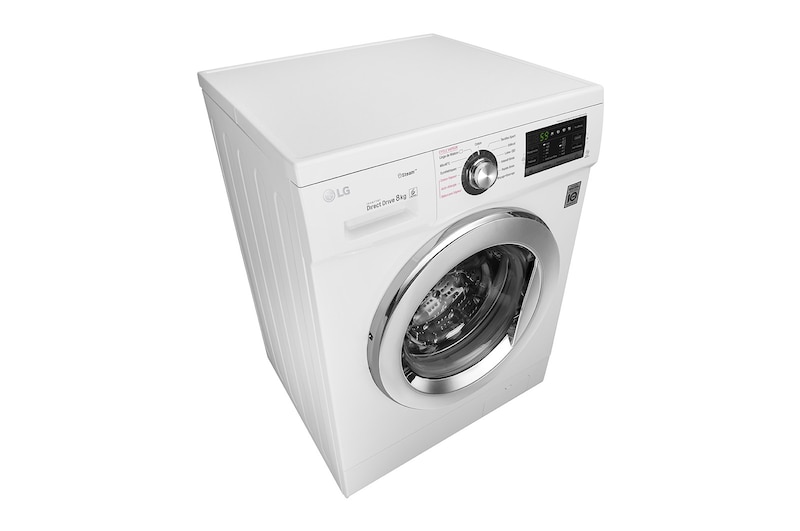 LG Lave-Linge 8KG | Moteur Direct Drive™ |  6 Motion Direct Drive™  | Steam | A+++-30%  | Smart Diagnosis™, LG F84G62WHS